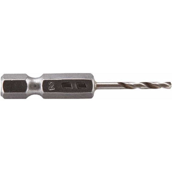 1 broca para metal, rect., vást. hexagonal, Ø 2,0 x 47 mm-Leer más
