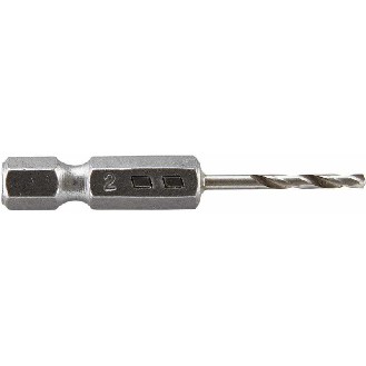 1 broca para metal, rect., vást. hexagonal, Ø 2,0 x 47 mm-Leer más