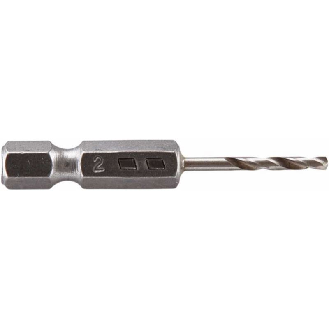1 broca para metal, rect., vást. hexagonal, Ø 2,0 x 47 mm-Leer más