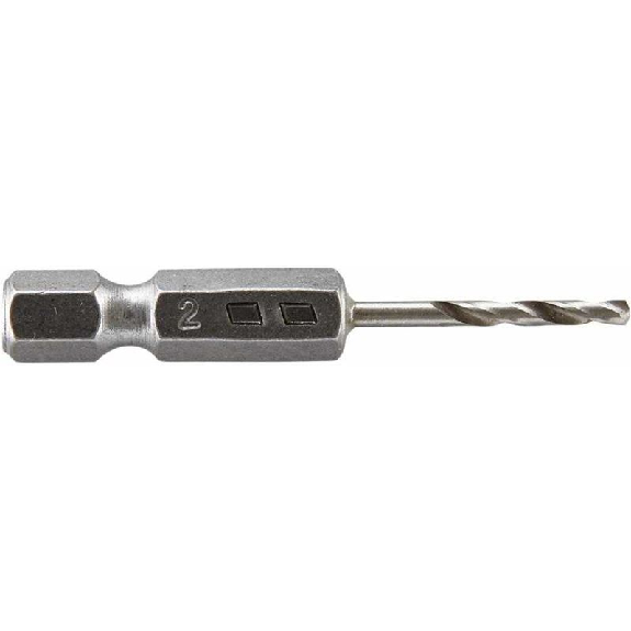 1 broca para metal, rect., vást. hexagonal, Ø 2,0 x 47 mm-Leer más