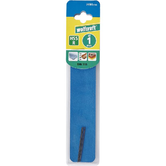 3 brocas para metal HSS, FL,   1,0 x 34 mm-Leer más