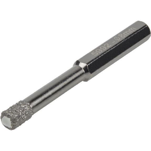 1 perceuse en diamant. hexagonal, Ø 10 mm-Beschreibung lesen
