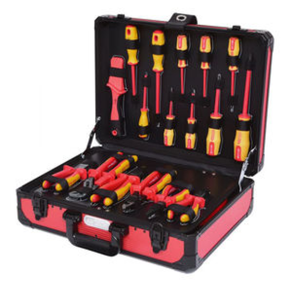 Coffret d'outils isolés pour véhicules hybrides et électriques-Lire la description