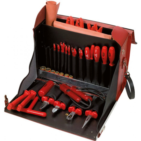 Sacoche d'outils d'électricien 36 pièces KSTOOLS 117.1830-Lire la description