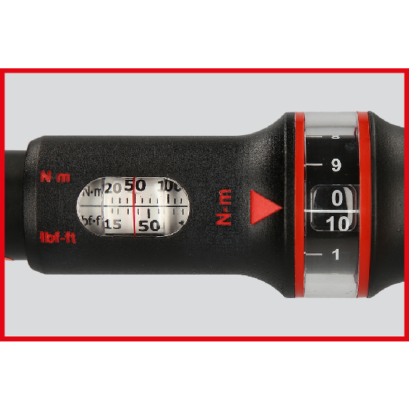 Drehmomentschlüssel 3/8'' 10-50 Nm-Beschreibung lesen