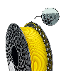 Filamento PLA Original Yellow - 1.75mm, 1000g