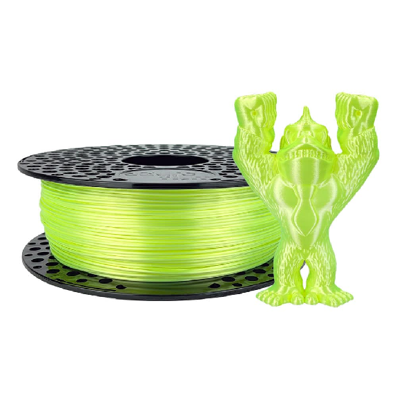 PLA Silk filament Lime - 1.75mm, 1000g-Leer más