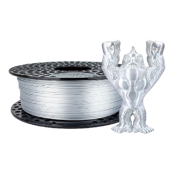 Filamento PLA Silk Silver - 1.75mm, 1000g-Leggi tutto