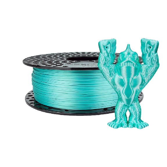 PLA Silk filament Hawaiian Blue - 1.75mm, 1000g-Leer más