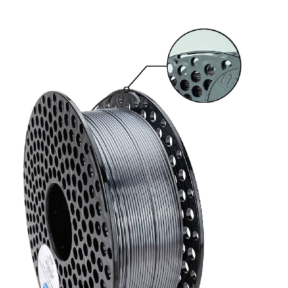 Filamento PLA Silk Graphite Grey - 1.75mm, 1000g-Leggi tutto