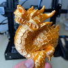 Filamento PLA Silk Flame Orange - 1.75mm, 1000g