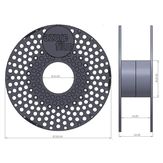 Filamento PETG Pastel Baby Blue - 1.75mm, 1000g-Leggi tutto