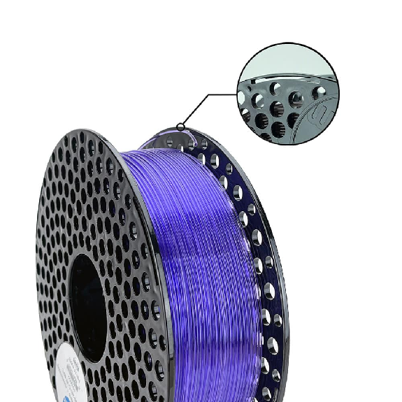Filamento PETG Transparent Purple - 1.75mm, 1000g-Leggi tutto