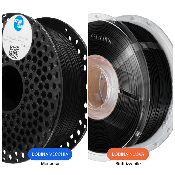 Filamento PETG Transparent Red - 1.75mm, 1000g-Leggi tutto