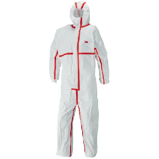 Schutzanzug 4565, weiß/rot Typ 4/5/6 Gr.L-Beschreibung lesen
