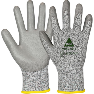 Schnittschutzhandschuh Medio Cut5,PU-besch.Gr.9-Beschreibung lesen