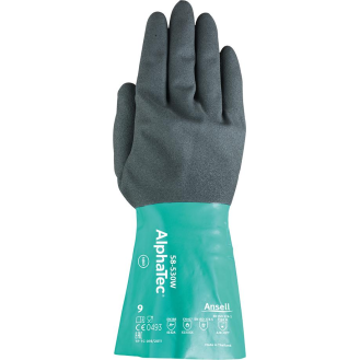 Handsch.AlphaTec 58-530W,305 mm, Gr. 10 Gr. 10-Beschreibung lesen
