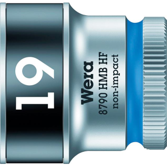 Steckschlüsseleinsatz 6-kant 3/8" 19mm mit Haltefunktion Wera-Beschreibung lesen
