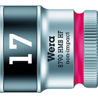 Steckschlüsseleinsatz 6-kant 3/8" 17mm mit Haltefunktion Wera-Beschreibung lesen