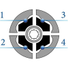 Steckschlüsseleinsatz C-Profil 1/2" 10mm Gedore Steckschlüsseleinsatz C-Profil 1/2" 10mm Gedore