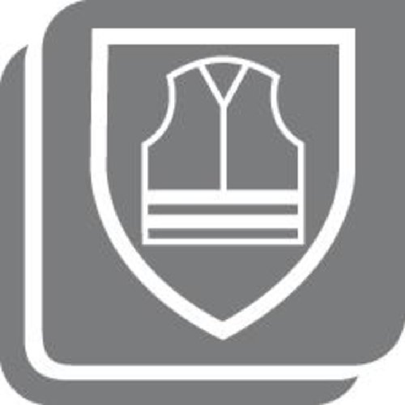 Warn-T-Shirt leuchtgelb, Gr. XL-Beschreibung lesen