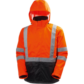 Warn-Shell-Jacke ALTA Gr.L, orange/charcoal-Beschreibung lesen