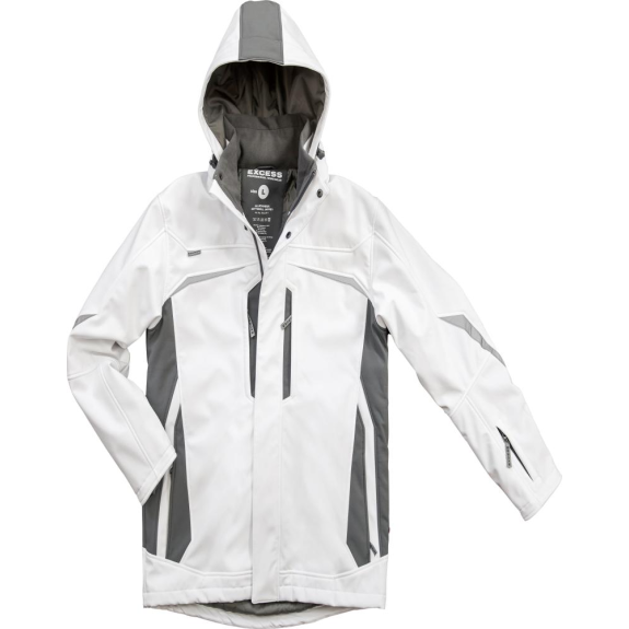 Soft-Shell Winterjacke, Gr.XL,Allrounderwhite/gr Excess-Beschreibung lesen