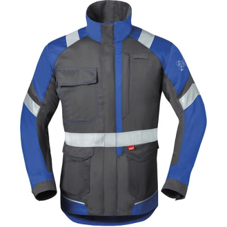 Langjacke, 50285 Gr.52, kohlengrau/blau-Beschreibung lesen