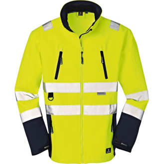 JackePittsburgh,Softshellleuchtgelb/navy,Gr.L-Beschreibung lesen