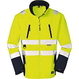 JackePittsburgh,Softshellleuchtgelb/navy,Gr.M-Beschreibung lesen