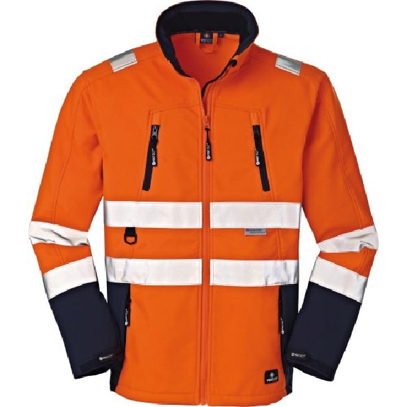 JackePittsburgh,Softshellleuchtorange/navy,Gr.2XL-Beschreibung lesen