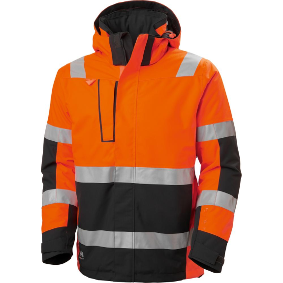 Winterjacke ALNA, warnorange/ebony, Gr.M, Helly Hansen-Beschreibung lesen