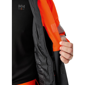 Winterjacke ALNA, warnorange/ebony, Gr.M, Helly Hansen-Beschreibung lesen