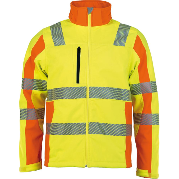 Warnjacke Softshell, Prevent, gelb, Gr.L-Beschreibung lesen