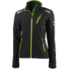 Damen Jacke 24, schw./limegreen, Gr. L