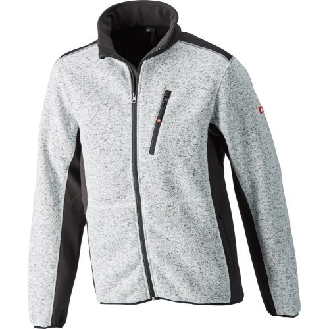 Strickjacke,Softshell,Gr.M,hellgrau-schw.,FORTIS-Beschreibung lesen