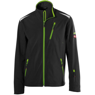 Herren Jacke 24, schw./limegreen, Gr. M-Beschreibung lesen