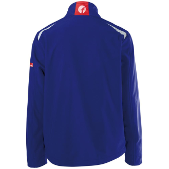 Herren Jacke 24, blau/rot,Gr.M-Beschreibung lesen
