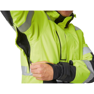 Winterjacke ALNA, warngelb/ebony, Gr.XL, Helly Hansen-Beschreibung lesen