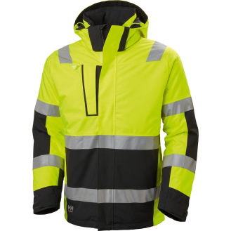 Winterjacke ALNA, warngelb/ebony, Gr.XL, Helly Hansen-Beschreibung lesen