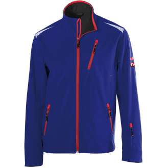 Herren Jacke 24, blau/rot,Gr.XXL-Beschreibung lesen