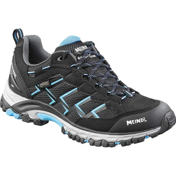 Chaussure de sport Meindl 3825-01, taille 3,5, noir/azur-Lire la description