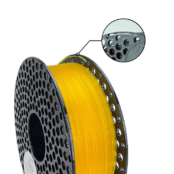 Filamento PLA Transparent Yellow - 1.75mm, 1000g-Leggi tutto
