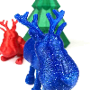 Filamento PLA Glitter Blue - 1.75mm, 1000g
