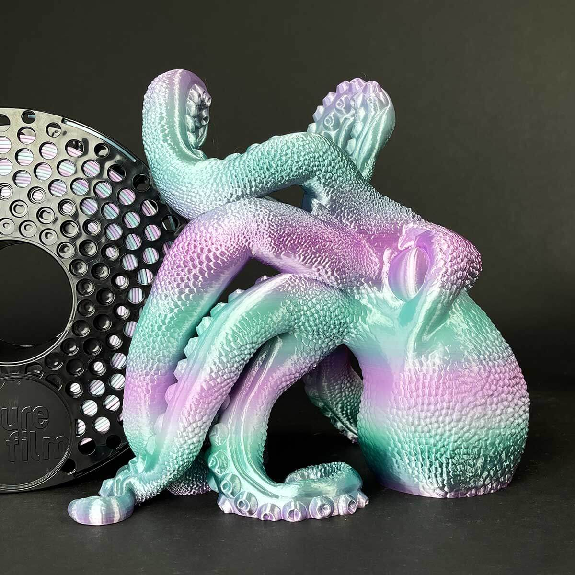 Filamento PLA Silk Rainbow Aurora - 1.75mm, 1000g-Leggi tutto