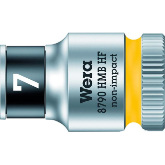 Steckschlüsseleinsatz 6-kant 3/8" 7mm mit Haltefunktion Wera-Beschreibung lesen