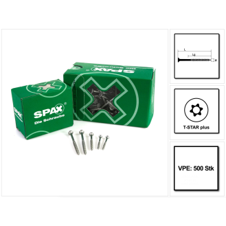 SPAX SeKo T-STAR+ 4,0x 50/32 Wirox HP-Beschreibung lesen
