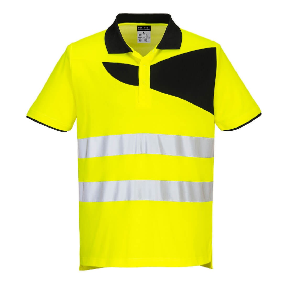 Portwest - Polo manches courtes haute visibilité PW2 Portwest - Polo manches courtes haute visibilité PW2-Lire la description