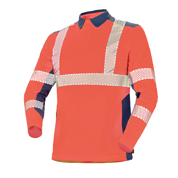 Cepovett - Polo manches longues Fluo Safe - 9O81-Lire la description
