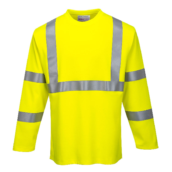 Portwest - T-shirt à manches longues HV FR - FR96 Portwest - T-shirt à manches longues HV FR - FR96-Lire la description